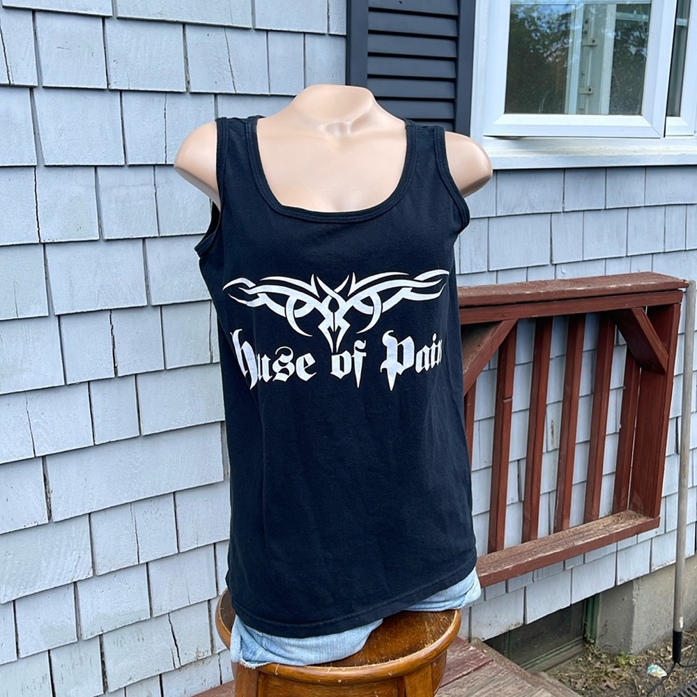 House of Pain Cotton Tank Top Size Med- Y2K Vintage